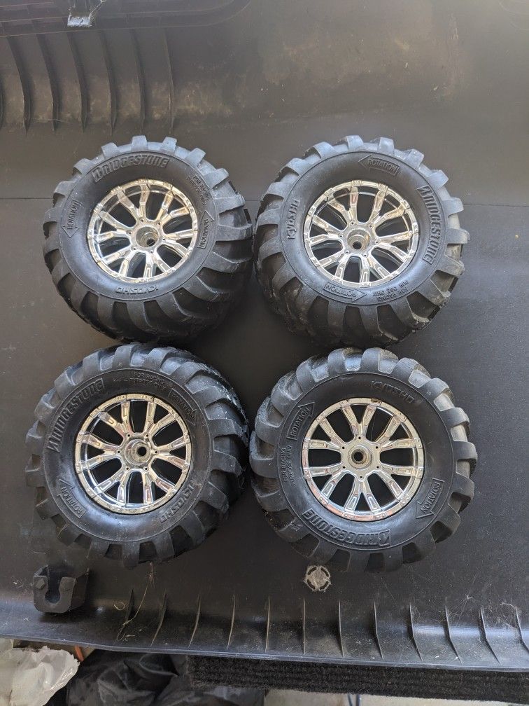 Kyosho Double Dare Big Boss Wheels &Tires