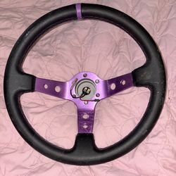 Purple Steering Wheel