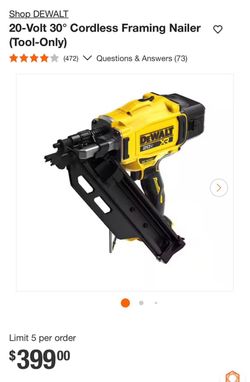 Dewalt nailer