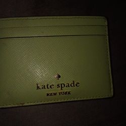 Lime Green Kate Spade Wallet 