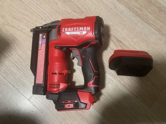 Craftsman 23 gauge pin nailer plus One adapter for 20v Dewalt Batteries