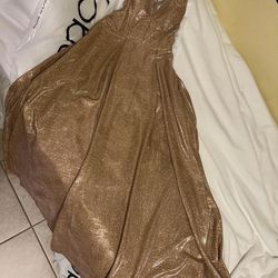 Golden Party Dress