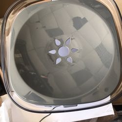 Dog transparent water bowl 2L