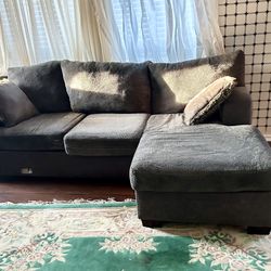 3-piece Gray Couch Set 