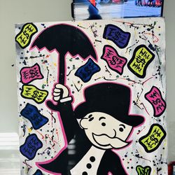 48x60 Custom Monopoly Painting 
