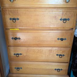 Heavy Wooden Dresser