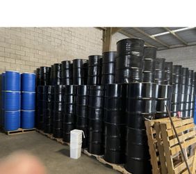 Black And Blue Metal Drums