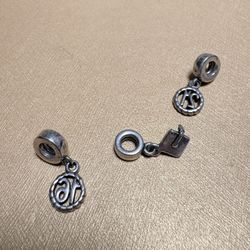 3 Charms ( Fits Pandora Bracelet)