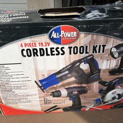 4 Piece Cordless Power Tool Kit