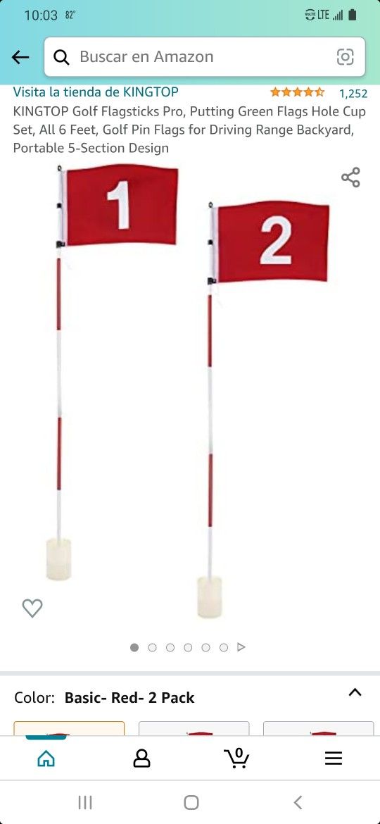 Flag Golf Stick Pro, Putting Green Flags Hole Cup Set