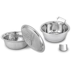 Colander Set 5 Piece Stainless Steel 
