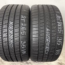 2 Tires 265 35 18 Falken Azenis Fk460 As 100% Tread No Repairs