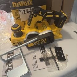 DEWALT 20V XR PLANER Cordless Brushless 3-1/4 in. (Tool Only) 2025 BRAND NEW