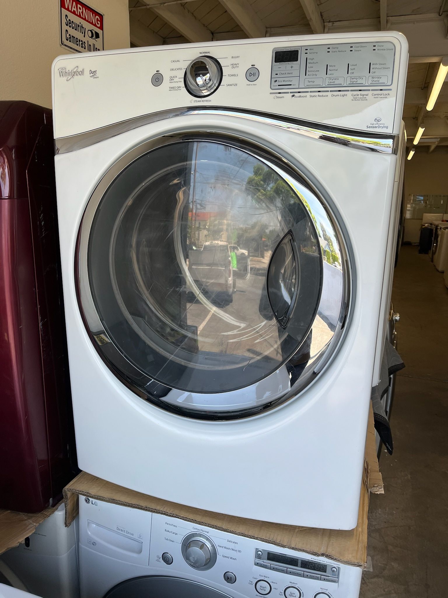 Used Whirlpool Working Washing Gas Dryer Heavy Duty