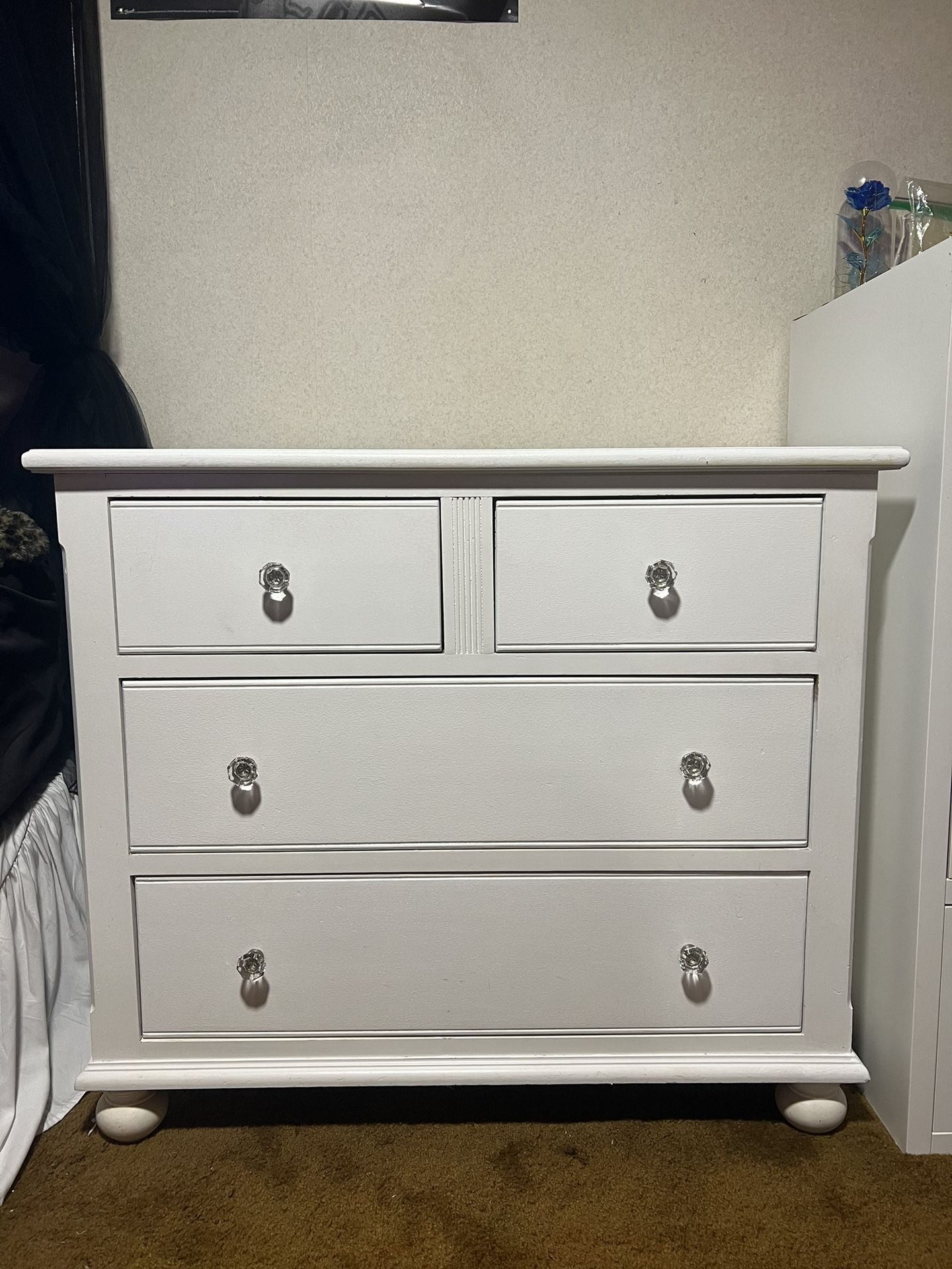 white dresser