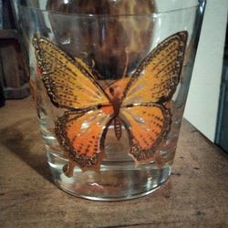 Vintage Butterfly Glass 4