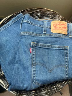 Mens Levi's 514 Blue Jeans W38 L32
