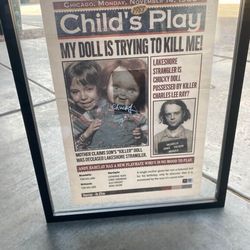Child’s play poster signed