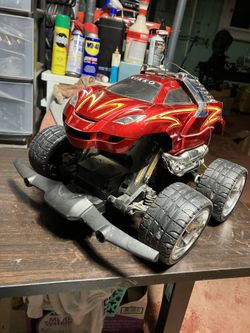 Nikko Red Rc Car For Parts