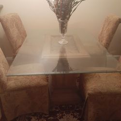 Glass Dining Table 