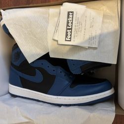 Nike Air Jordan 1 Retro High OG Dark Marina Blue 555088 404 Men's Size 11