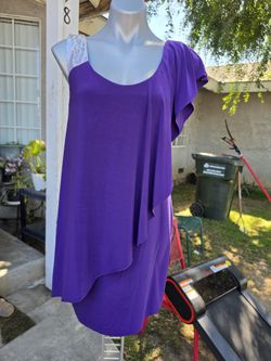 Purple and Blue dresses