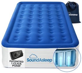 Queen SoundAsleep Air Mattress with Built-In Pump