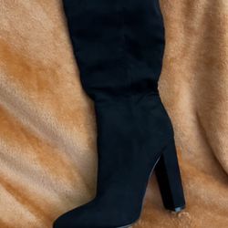 Black Fashion Nova Boots 