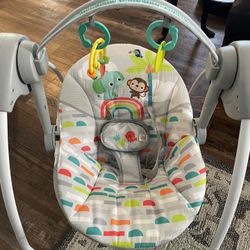 Baby Electric Swing With Batteries And 1 Year Extended Warranty
