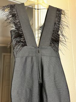 Black formal bandage dress