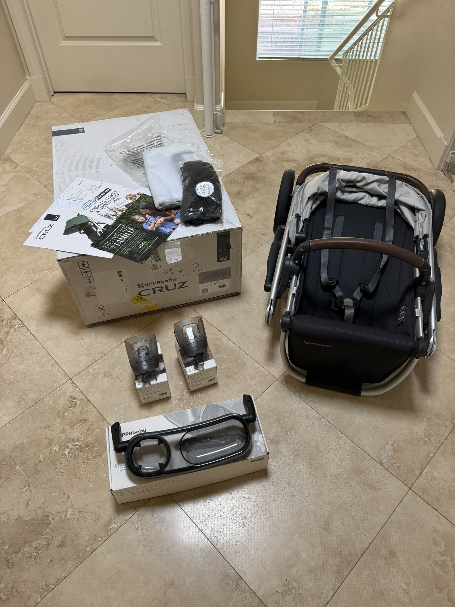 Uppababy Cruz V2 Stella (grey brushed melange) Stroller