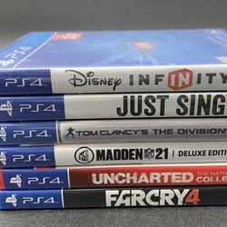 Lot of 6 PlayStation 4 games