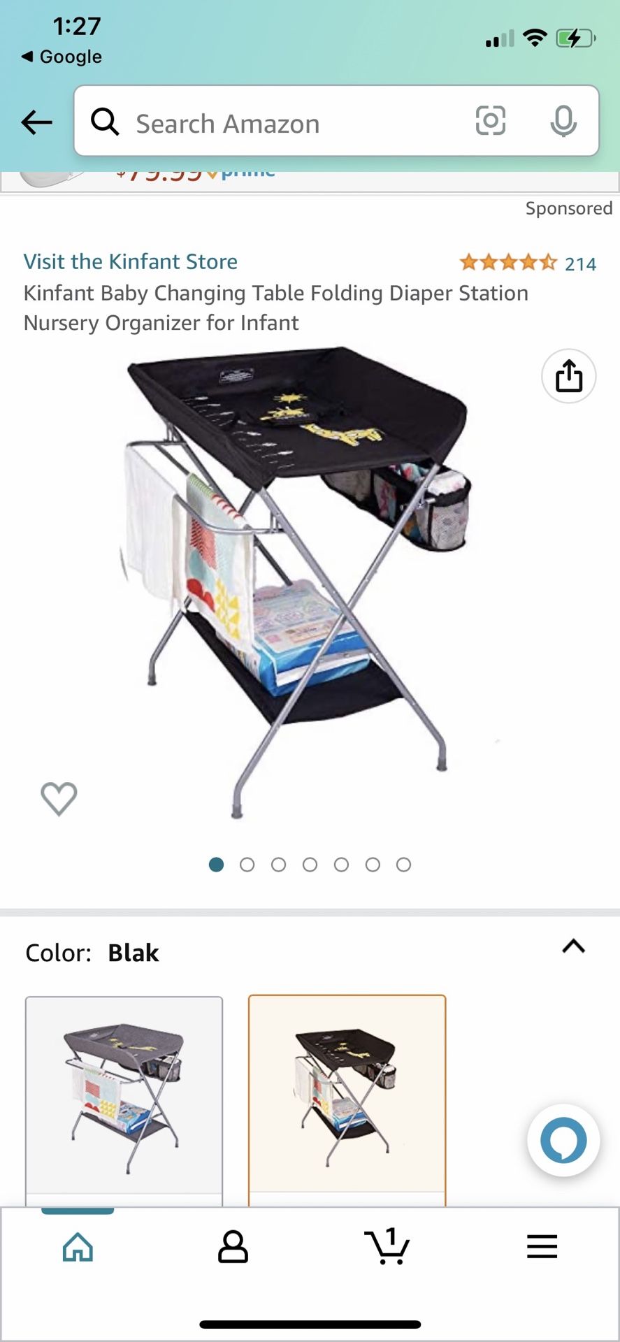 Changing Table Folding Diaper Station For Infant