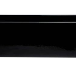 ALFI Brand AB3618HS-BG 36" x 18" Reversible Fluted / Smooth Fireclay Farmhouse Sink - Black Gloss (BG) (Open Box / Like New)