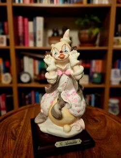 AUTHENTIC Florence Giuseppe Armani The Little Clown On Balloon Figurine 0378 P