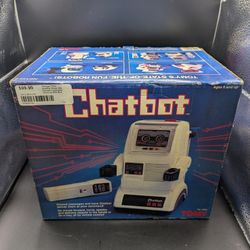 VINTAGE TOMY M:CHATBOT REMOTE CONTROL ROBOT