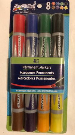 Artskills Markers, Permanent - 8 markers