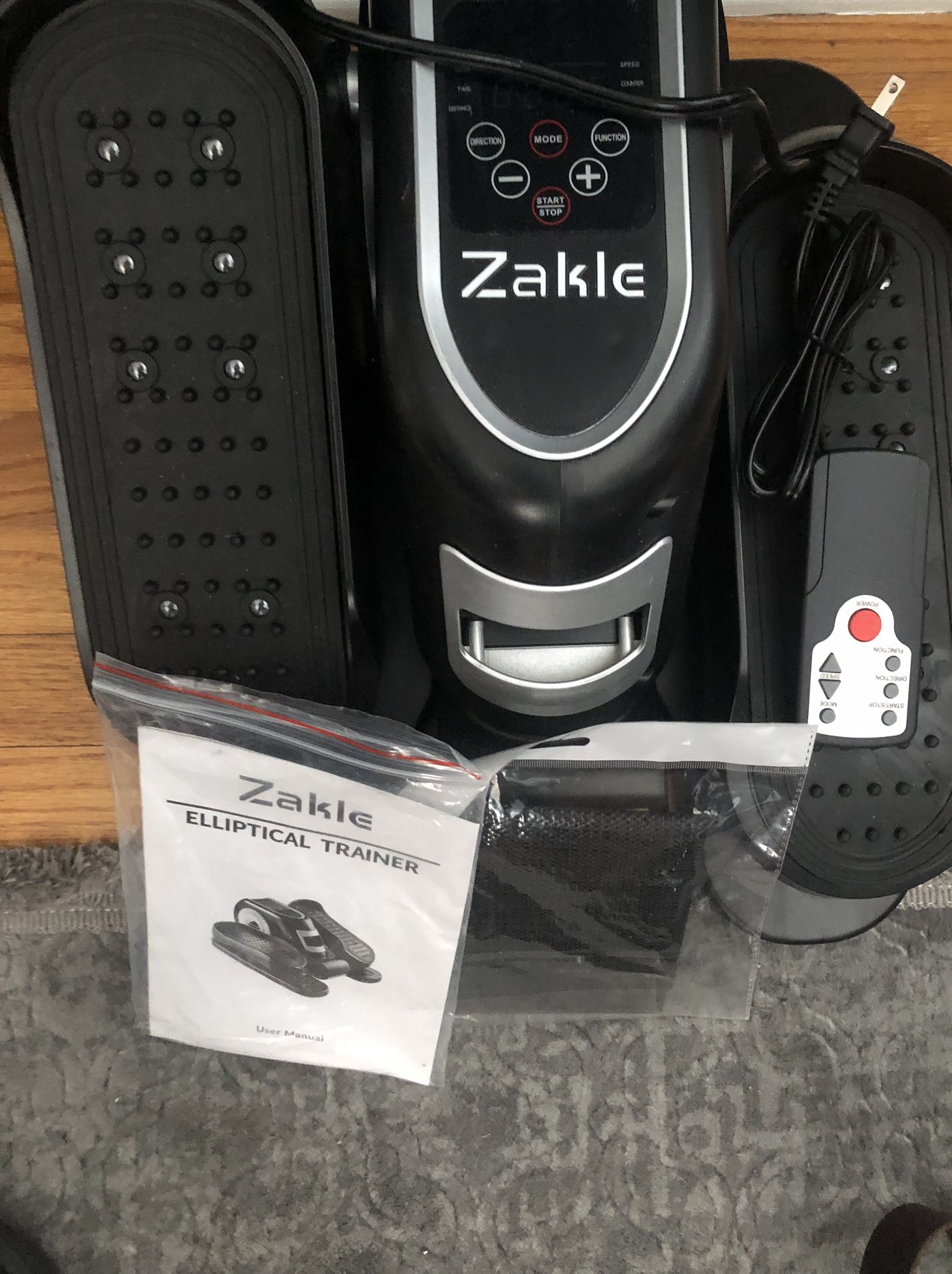 Zakle Elliptical trainer Under desk open box