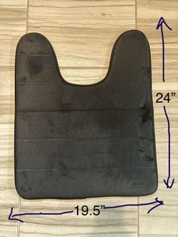 Velvet touch toilet rug! NEW!!!!