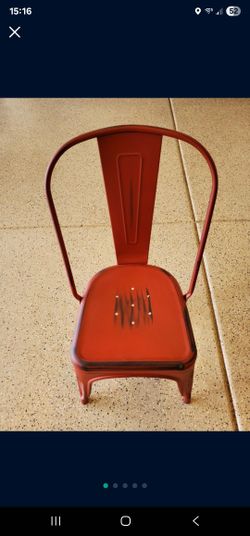 Metal Chairs- Red (4)