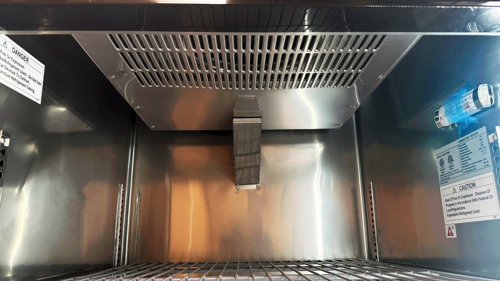 NSF Reach In One Door Freezer SS interior AKF 07381