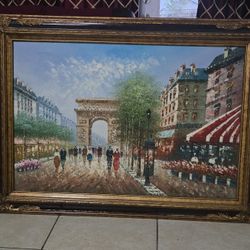 Large Painted Art Frame