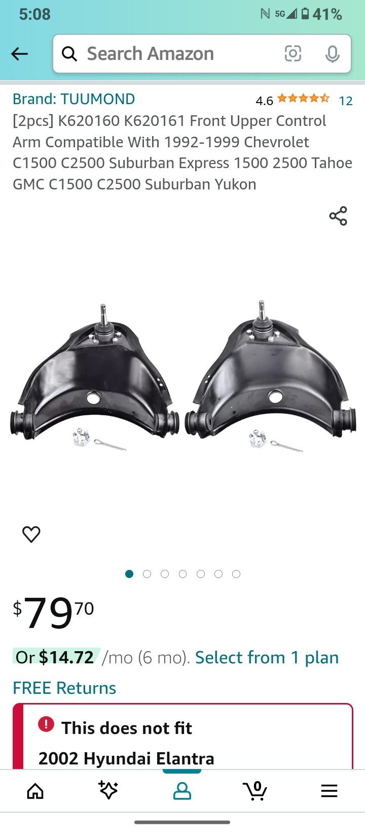 Upper Control Arm And New Transmission Pan