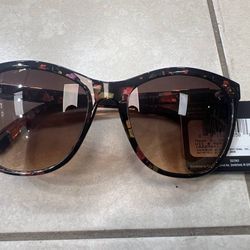 Sunglasses Revlon RVN 52 Berry Floral & Rhinestones 