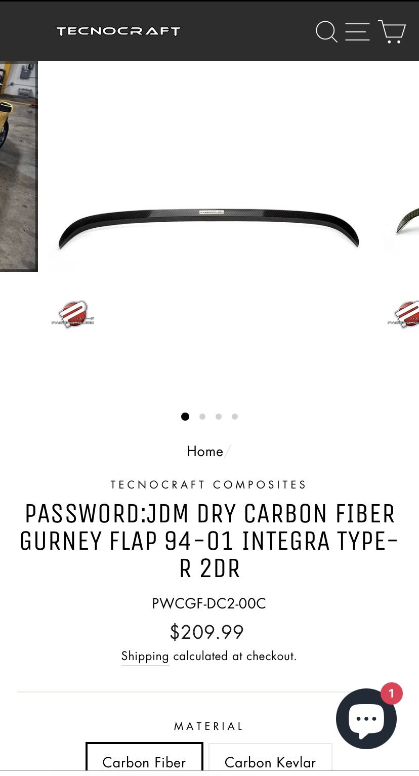 96-00 Dc2 Gurney Flap Password Jdm