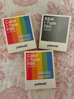 Polaroid film x3