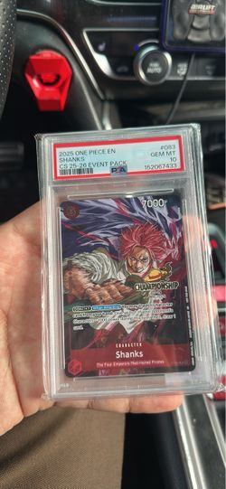 PSA 10 Shanks One Piece CS 25-26 Event Pack #083