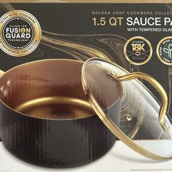 Brand new Parini Golden Chest 1.5 L Saucepan