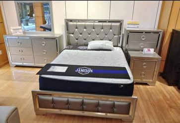 💳 Easy $39 Down – No Credit Needed. 🔥 Beautiful Modern Bedroom Set – Only $1398! 🔥
