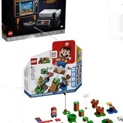Lego Super Nintendo Set And Mario Starter Set NIB